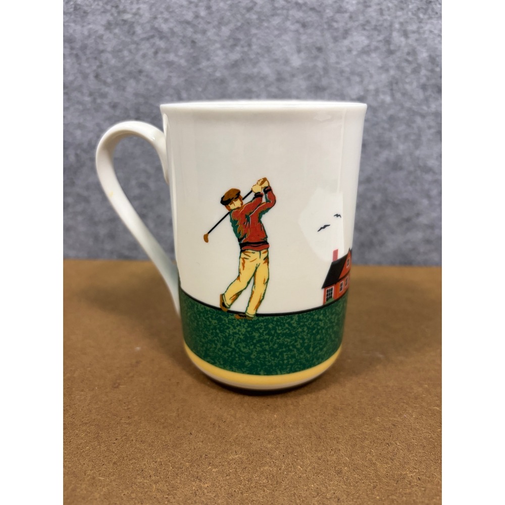 Christopher Stuart Optima Fairway Golf Mug Fine China HK204 Clubhouse Coffee Cup